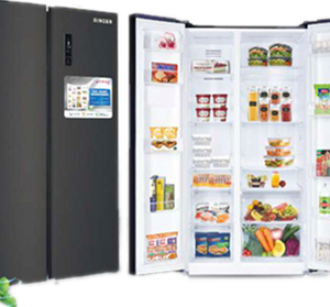 SINGER 592L Side by Side Refrigerator